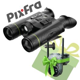 PIXFRA Pixfra Draco PFI-D335N-4K 940nm Multispektrālais binoklis + dāvana Huntop E50 meža kamera termālais binoklis