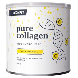 ICONFIT Collagen + C Vitamin - Unflavoured, 300g пищевая добавка