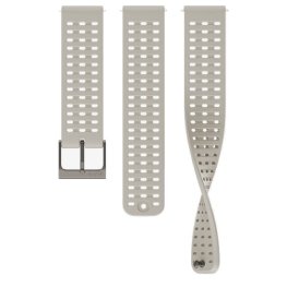 SUUNTO 22mm ATH2 Silicone Strap, Sand Gray for Suunto 5 Peak / 9 Peak, Size S + M