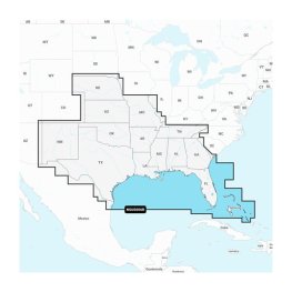 GARMIN U.S. South - Lakes, Rivers and Coastal Marine Charts Garmin Navionics+™ | NSUS006R | micro карта для эхолота