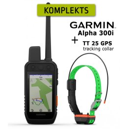 GARMIN Alpha 300i inReach® handheld + TT 25 Collar, Advanced GPS Tracking and Training Электрический ошейник с пультом