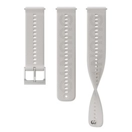 SUUNTO 22mm Athletic 6 Silicone Strap, Feather Gray S+M