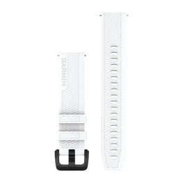 GARMIN Quick Release Bands 20mm, White with Black Hardware