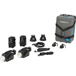 NANLITE Forza 300 II 2 Kit LED Spot Light with Trolley Case LED komplekts