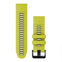 GARMIN QuickFit Band 26mm, Electric Lime/Graphite Silicone