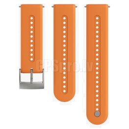 SUUNTO 24mm ATH7 Silicone Strap Granite Orange S+M for Suunto 7, 9, Spartan