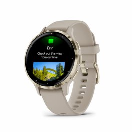 GARMIN Venu 3S, French Gray + Soft Gold спортивные часы