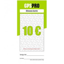  Подарочные Карты GPSPRO - 10 Евро подарочная карта