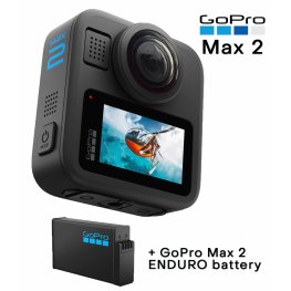 GOPRO MAX 2 + Max 2 Enduro battery sporta kamera