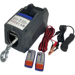 BERGER & SCHRÖTER 12 V Premium car cable winch with radio remote control Krēsli un aksesuāri medībām