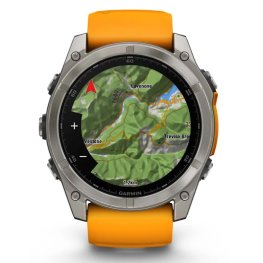 GARMIN Fenix 8 51 mm, AMOLED, Sapphire Titanium + HRM 200 Sensor спортивные часы
