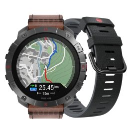 POLAR GRIT X2 PRO TITAN Leather Bronze sporta pulkstenis