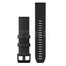 GARMIN QuickFit Band 22mm, Black with Black Stainless Steel Hardware