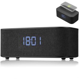 Bresser Bluetooth skaļrunis ar modinātāju un bezvadu uzlādes funkciju Dāvana medniekiem