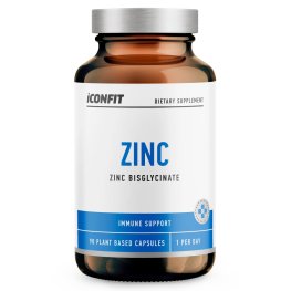 ICONFIT Zinc (Bioactive zinc diglycinate), 25mg, N90 пищевая добавка