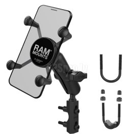 RAM Mounts (RAM-B-174-UN7) X-Grip Phone Mount with Motorcycle Brake/Clutch Reservoir Base Ram Mount