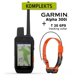 GARMIN Alpha 300i InReach® +  T20 Collar, Advanced GPS Dog Tracking and Training Электрический ошейник с пультом