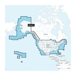 GARMIN U.S. North - Lakes, Rivers and Coastal Marine Charts Garmin Navionics+™ | NSUS005R | micro карта для эхолота