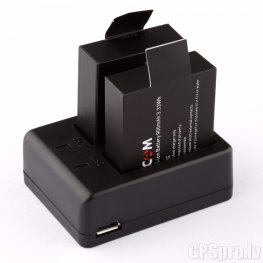 SJCAM USB Dual Battery Travel Charger For SJCam 4000/5000/6000 aksesuārs