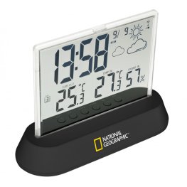NATIONAL GEOGRAPHIC Wireless Weatherstation Transparent laika stacija