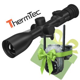 THERMTEC Ibex 335L 384×288, 35mm, 1x-4x, Wi-Fi + dāvana Huntop E50 meža kamera termālais tēmēklis