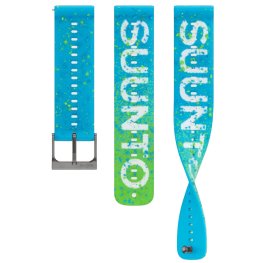 SUUNTO 22mm ATHLETIC 6 Silicone Strap, Power Blue S+M