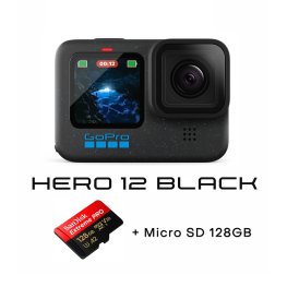 GOPRO HERO12 Black + MicroSD 128 GB sporta kamera