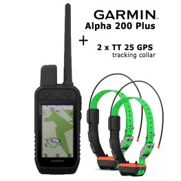 GARMIN Alpha 300 Handheld + 2 x TT 25 Collar, Advanced GPS Tracking and Training Электрический ошейник с пультом