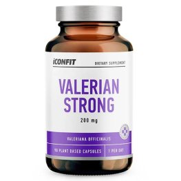 ICONFIT Valerian Strong 200mg, 90 capsules uztura bagātinātājs