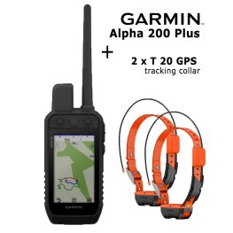 GARMIN Alpha 300 Handheld + 2 x T20 Collar, Advanced GPS Dog Tracking and Trainig Электрический ошейник с пультом