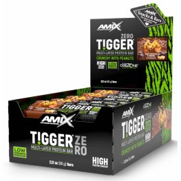 AMIX TiggerZero Multi-Layer Protein Bar 20x60g, Dark Chocolate & Caramel спортивное питание