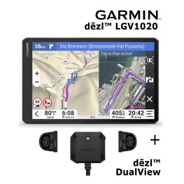 GARMIN dēzl™ LGV1020 + dēzl™ DualView GPS navigācija