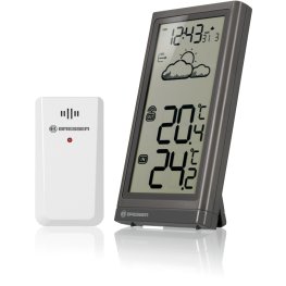 Bresser Meteo Temp pelēka laika stacija