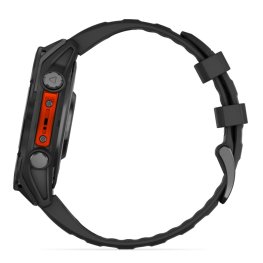 GARMIN Fenix 8 47 mm, AMOLED, Slate Gray with Black Silicone Band спортивные часы