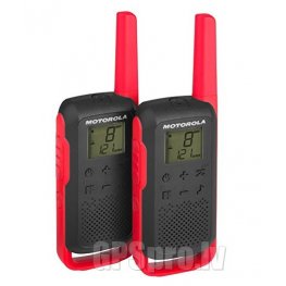 MOTOROLA Talkabout T62 Twin-Pack Red + Charger rācijas