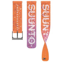 SUUNTO 22mm ATHLETIC 6 Silicone Strap, Power Orange S+M