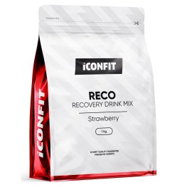 ICONFIT Reco Recovery Drink Mix 1kg, Strawberry спортивное питание