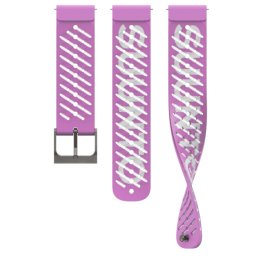 SUUNTO 22 ATH5 Silicone Strap, Orchid Purple, S+M