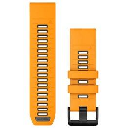 GARMIN QuickFit Band 26mm, Spark Orange/Graphite Silicone Band