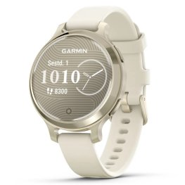 GARMIN Lily 2 Active, Lunar Gold with Bone Silicone Band спортивные часы