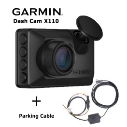 GARMIN Dash Cam™ X110 + Parking Mode Cable videoreģistrators