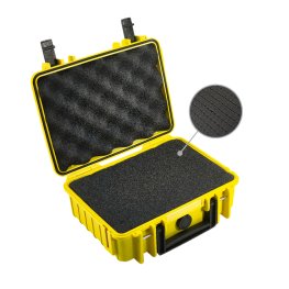B+W BW Outdoor Futlāris Type 1000 / Yellow (pre-cut foam) Studijas aksesuārs