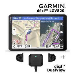 GARMIN dēzl™ LGV820 + dēzl™ DualView GPS navigācija