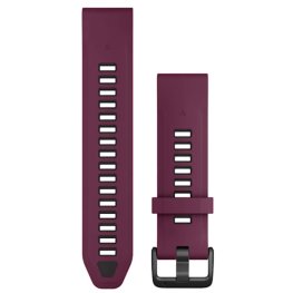 GARMIN QuickFit Band 20mm, Merlot/Graphite Silicone Band
