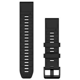GARMIN QuickFit Band 22mm, Black Silicone Band