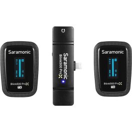 SARAMONIC Blink 500 ProX B4 (беспроводная связь 2,4 ГГц с подсветкой) микрофон