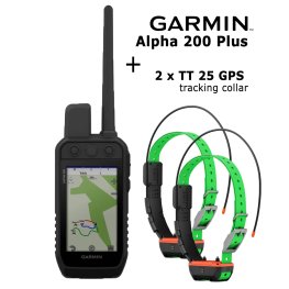 GARMIN Alpha 200 Plus + 2 x TT 25 Collar, Advanced GPS Tracking and Training Электрический ошейник с пультом