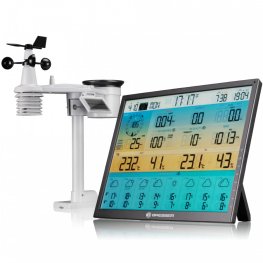 Bresser 8-day 4CAST XL 7-in-1 Wi-Fi weather centre с датчиком на солнечной энергии погодная станция