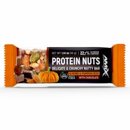 AMIX Protein Nuts Crunchy Nutty Bar 40g, Almond - Pumpkin Seed спортивное питание
