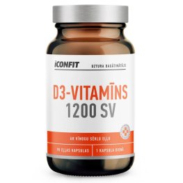 ICONFIT Vitamin D 1200 IU, With grape seed oil, N90 пищевая добавка
